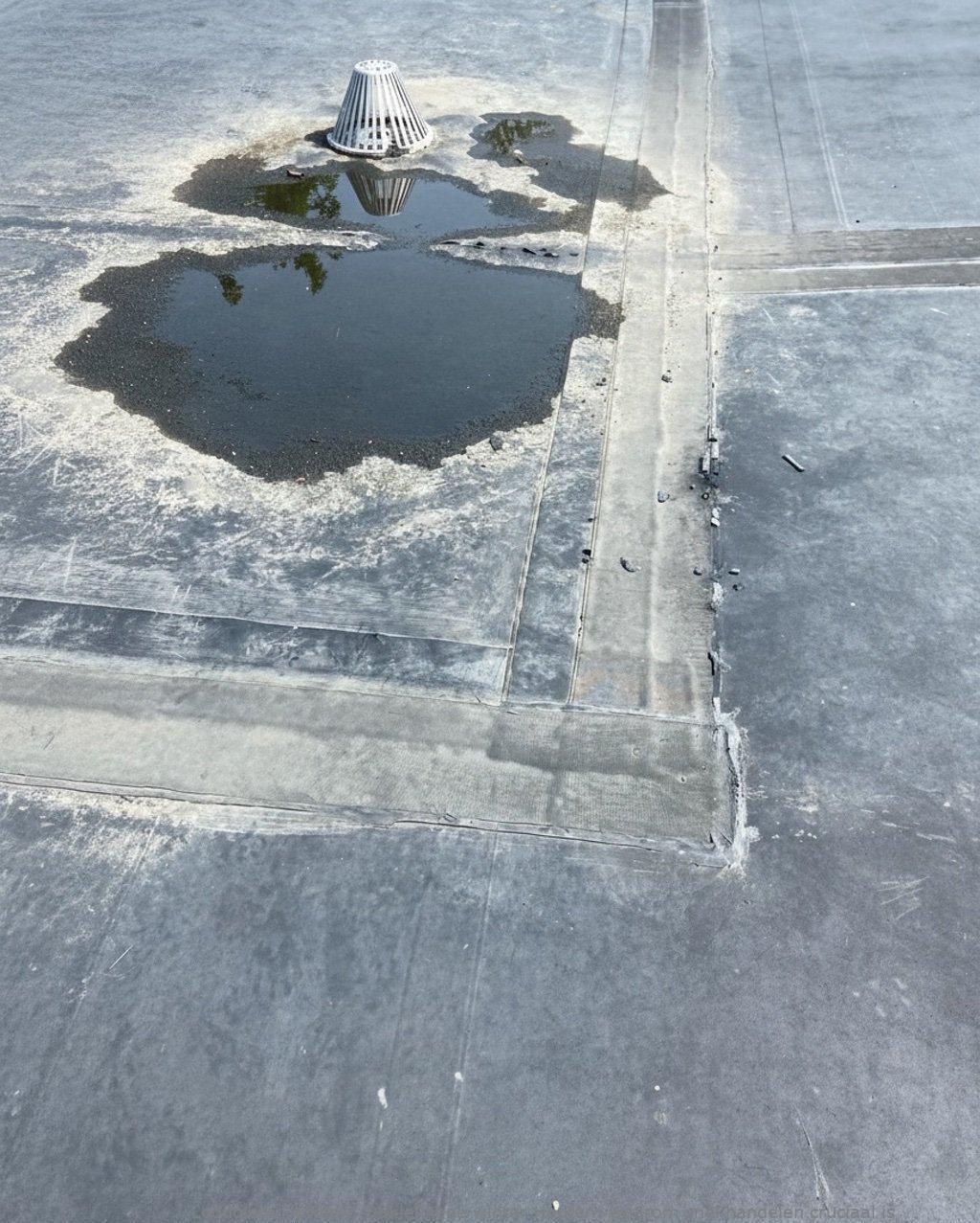 Daklekkage Winter Houten